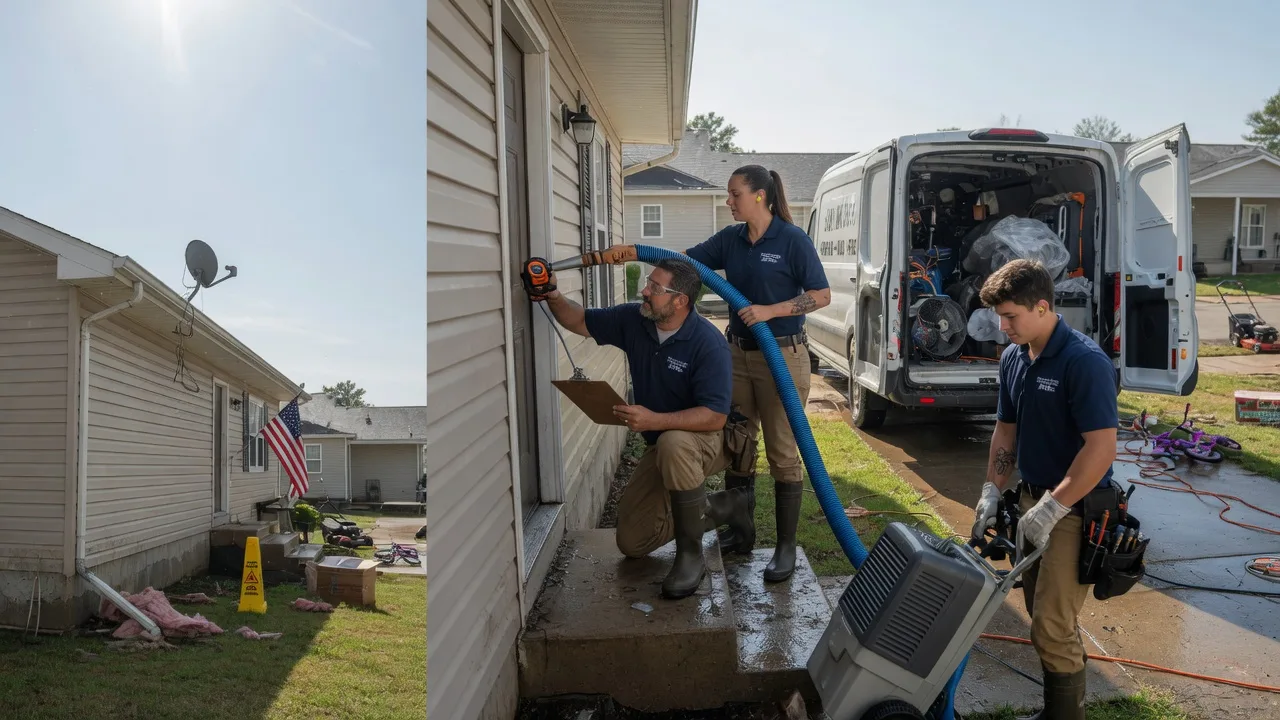 Ceiling Water Damage Restoration in Hartfield, VA near me
